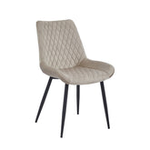 Adama Dining Chair - Beige Velvet